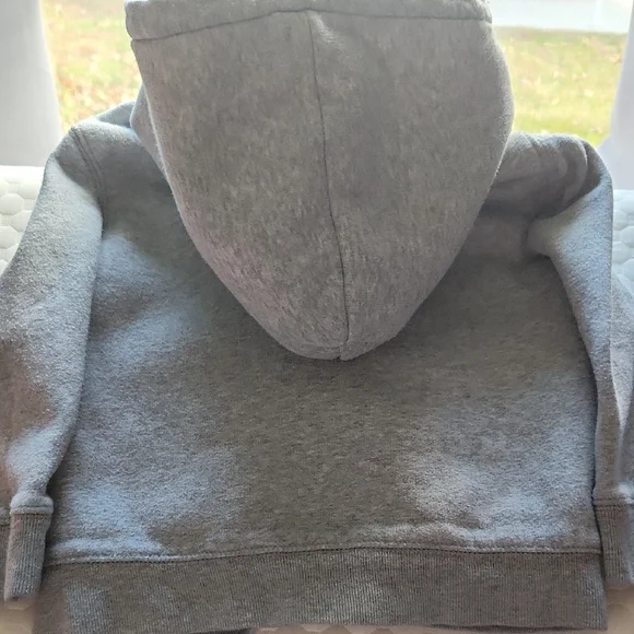 3/$10 Baby GAP Hoodie with Plaid Logo|Sherpa Lining - Picture 6 of 10